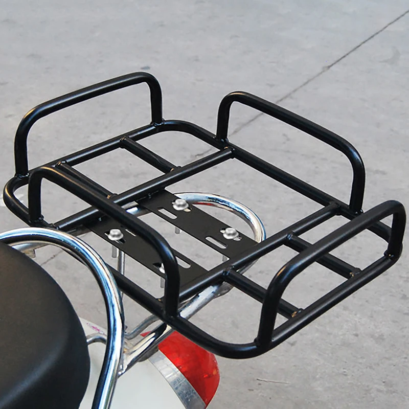 Outdoor Power Grill - 特殊食品配達ボックスラックリアグリルローディングシームレススチールチューブユニバーサルバイク電動自転車キャリアラック