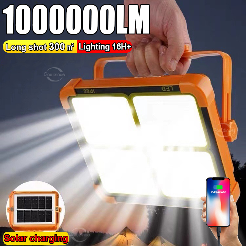 Outdoor Power Reno - 新しい 20000mAh ソーラー充電式キャンプランタンハイパワーバンク LED テントライト強力なマグネット懐中電灯修理緊急ランプ