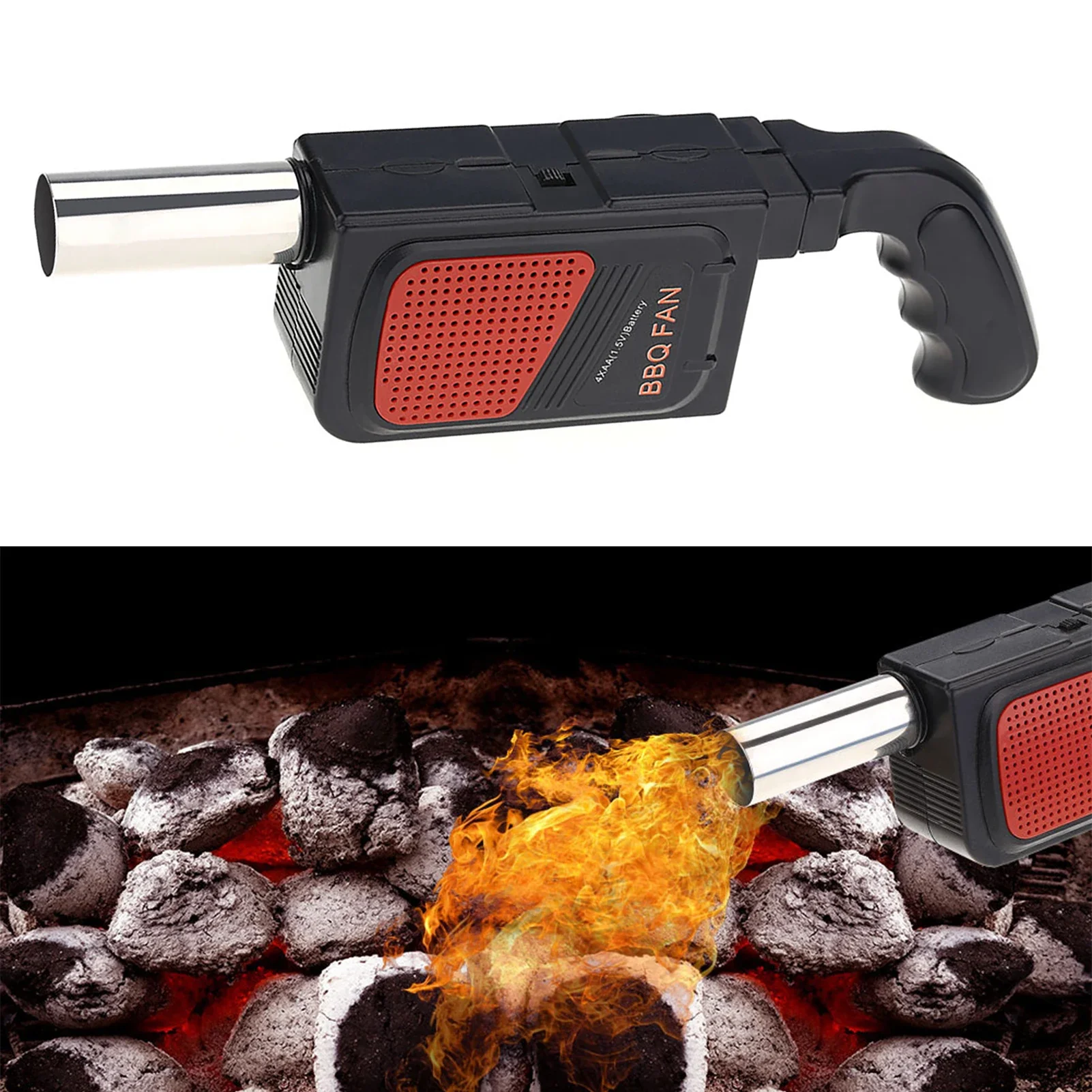 Outdoor Power Grill - ポータブルハンドヘルド電気バーベキューファン送風機屋外キャンプバーベキューピクニックベーカリーグリルアクセサリーバーベキュー調理ツール