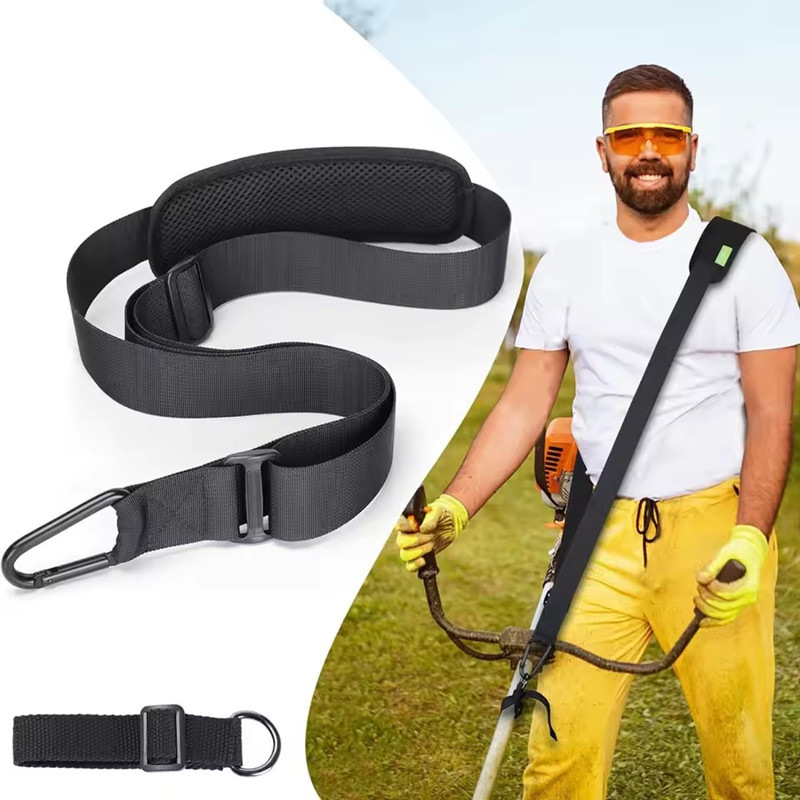Brush Cutter Strap - ユニバーサルトリマーショルダーストラップ快適な庭庭芝刈り機草刈り機ベルト調節可能な長さのハーネス