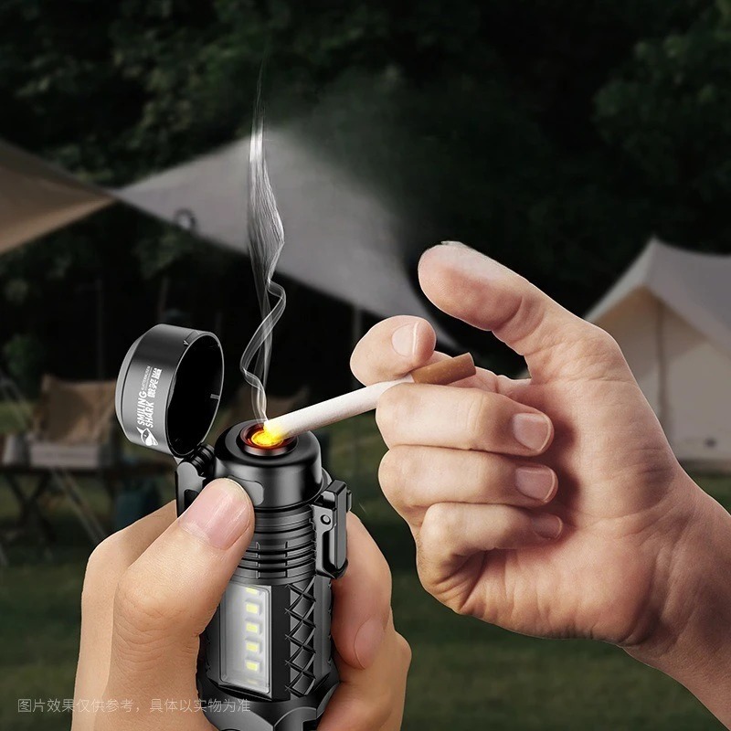 ポータブルLED強力懐中電灯、フレームレスライター、USB充 - Outdoor Power Reno のレビューと価格