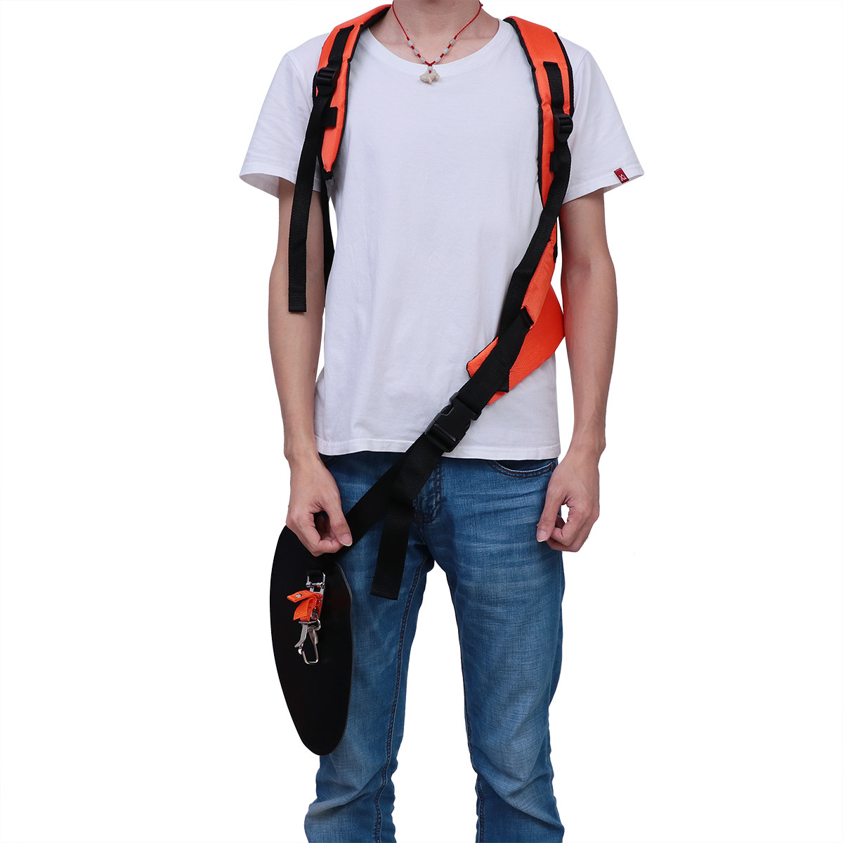 草刈り機用ハーネスベルト ダブルショルダーストラップ 調節可 - Brush Cutter Strap のレビューと価格