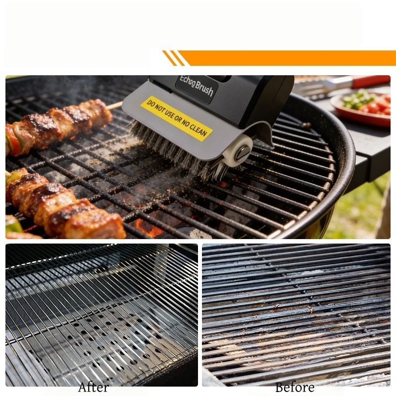 JUSTINLAU 電気グリルブラシ 汚れ除去ブラシ 充電式 - Outdoor Power Grill のレビューと価格