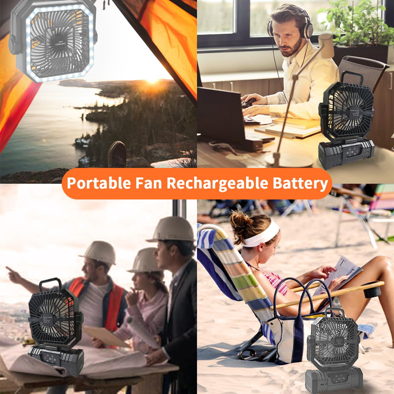 20000mAh キャンプ用天井ファン 充電式バッテリー駆動 - Outdoor Power Reno のレビューと価格