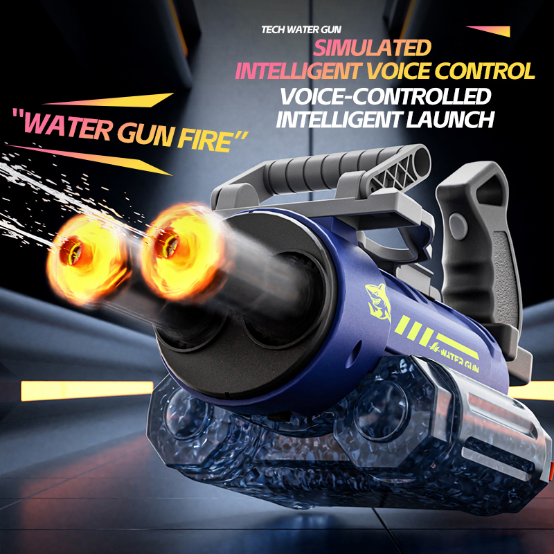電動水鉄砲音声制御強力ピストル大容量バックパック水鉄砲屋外水 - Outdoor Powersports のレビューと価格