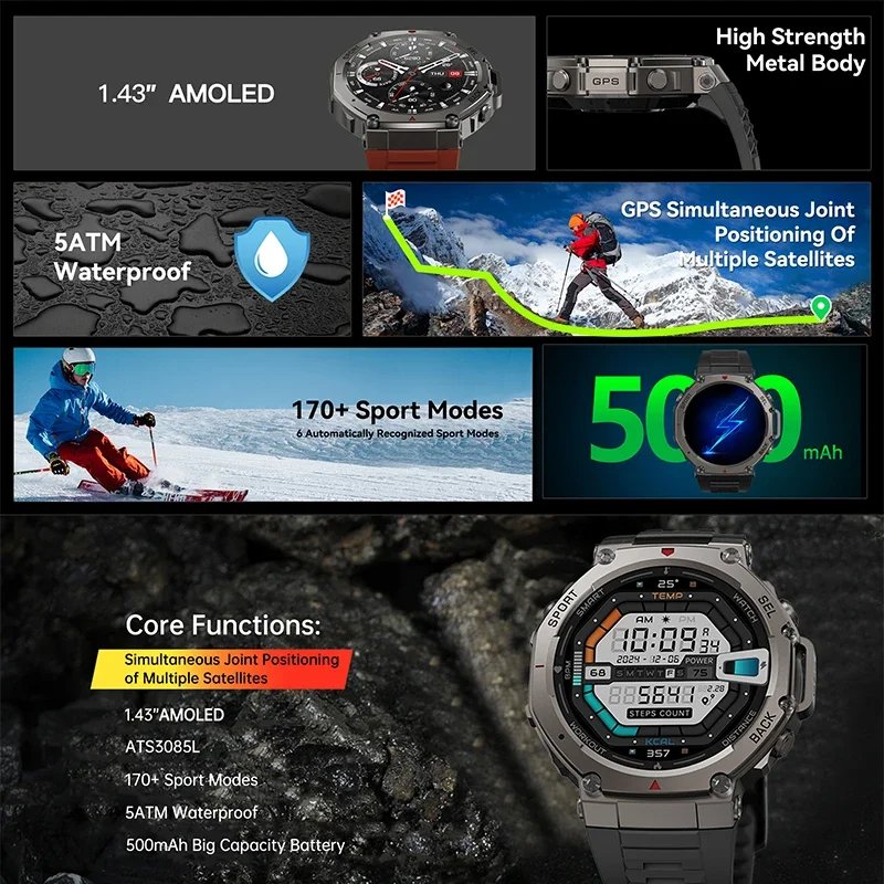 2026年新型ミリタリーDM58 GPSスマートウォッチ 1 - Outdoor Powersports のレビューと価格
