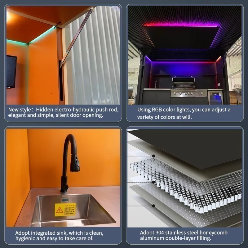 ソーラーパネルシステム搭載の耐候性屋外キッチン、ソーラー式ス - Outdoor Kitchen Power のレビューと価格