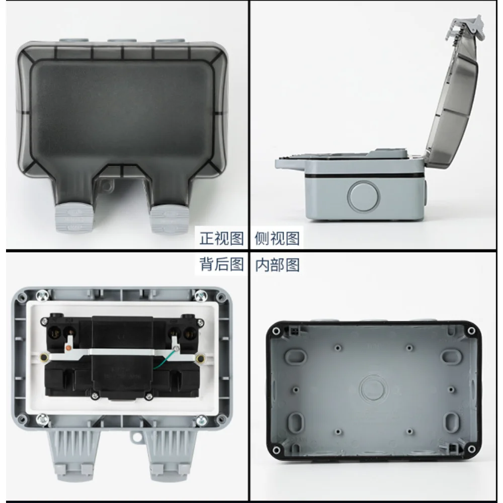 EU KR 屋外壁防水ソケット 16A コンセント韓国電力  - Outdoor Power Outlet Waterproof のレビューと価格