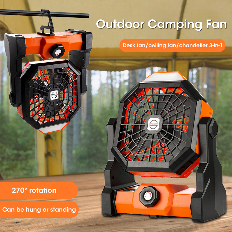 10000mAh キャンプファン LED ランタン付きポータ - Outdoor Power Reno のレビューと価格