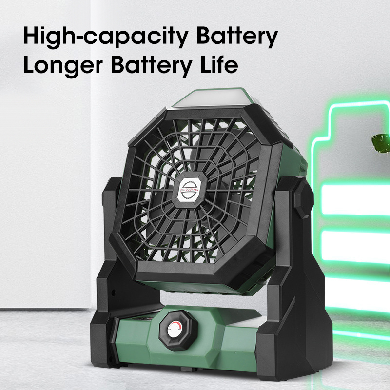 10000mAh キャンプファン LED ランタン付きポータ - Outdoor Power Reno のレビューと価格