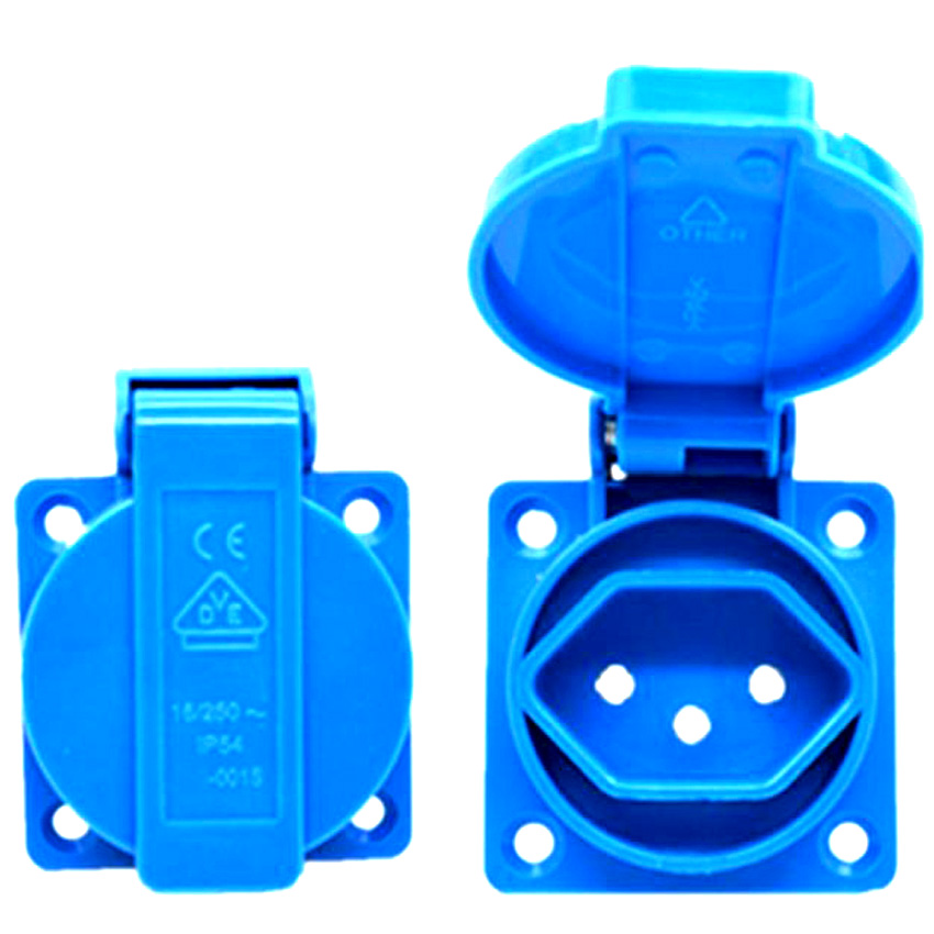 1 個ブラジルスイス防水産業用ソケット 10A フラッシュマ - Outdoor Power Outlet Waterproof のレビューと価格