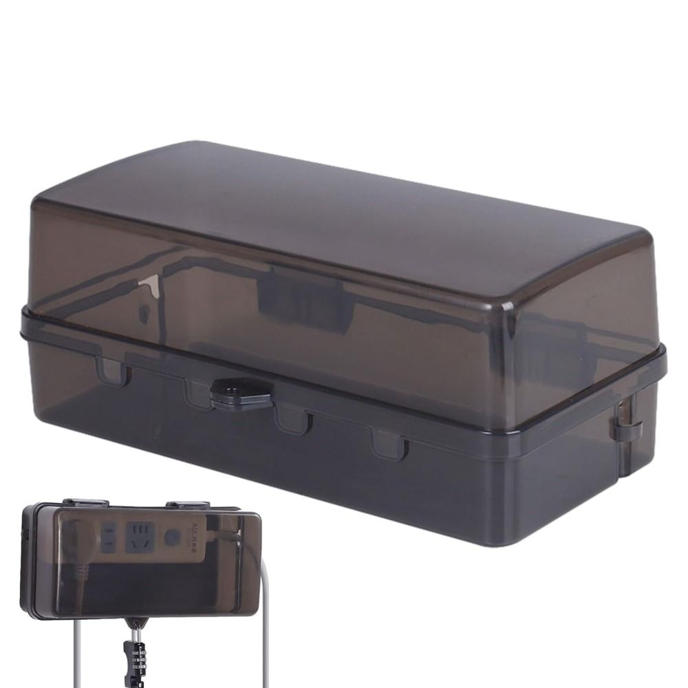 ポータブルプラスチックプラグボックス盗難防止防水ケーブル管理 - Outdoor Power Outlet Waterproof のレビューと価格