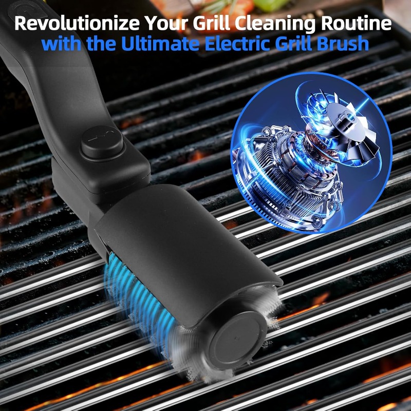 電気グリルブラシ 2 in 1 コードレス充電式グリルクリー - Outdoor Power Grill のレビューと価格