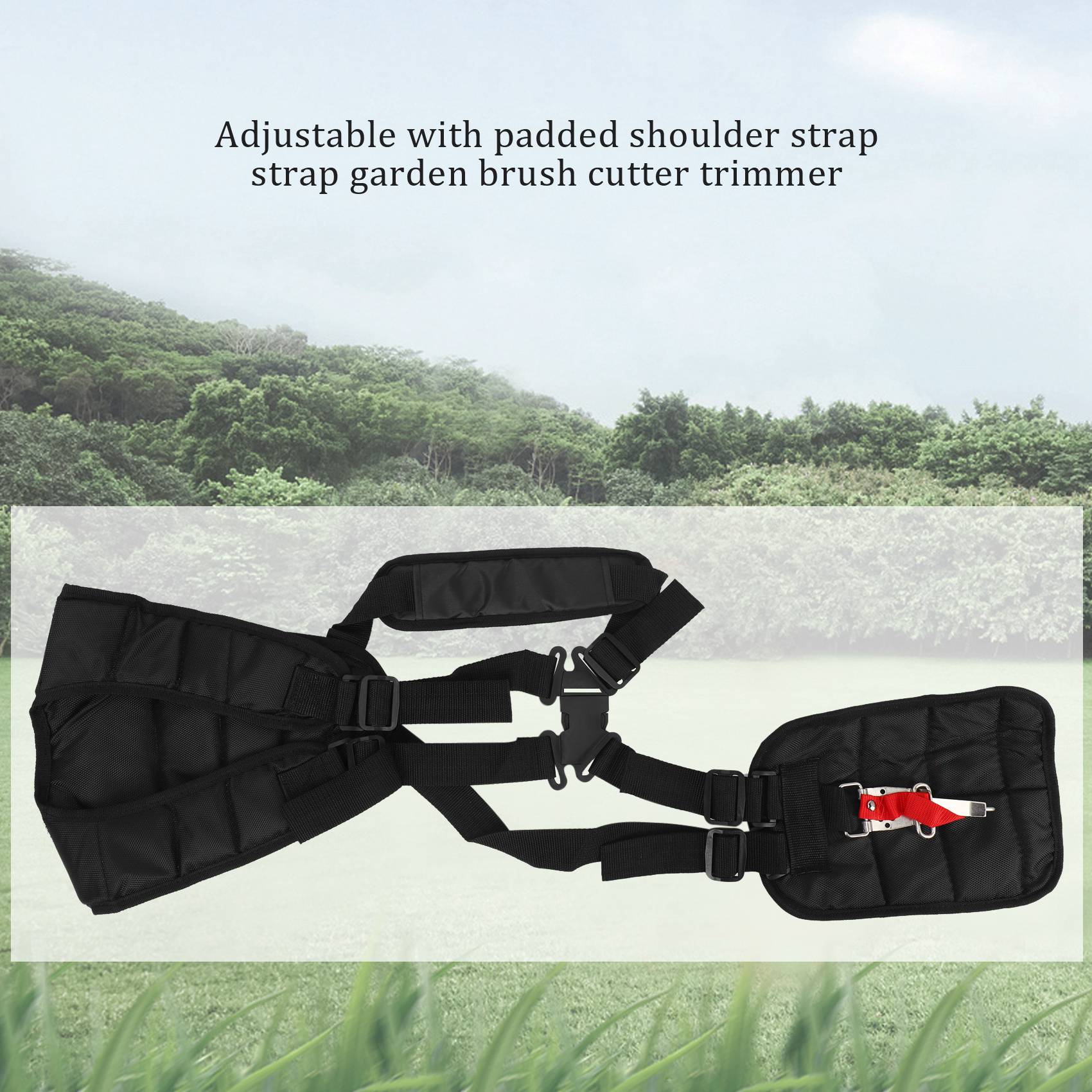 A68P-調節可能なパッド入りショルダーハーネスストラップガ - Brush Cutter Strap のレビューと価格