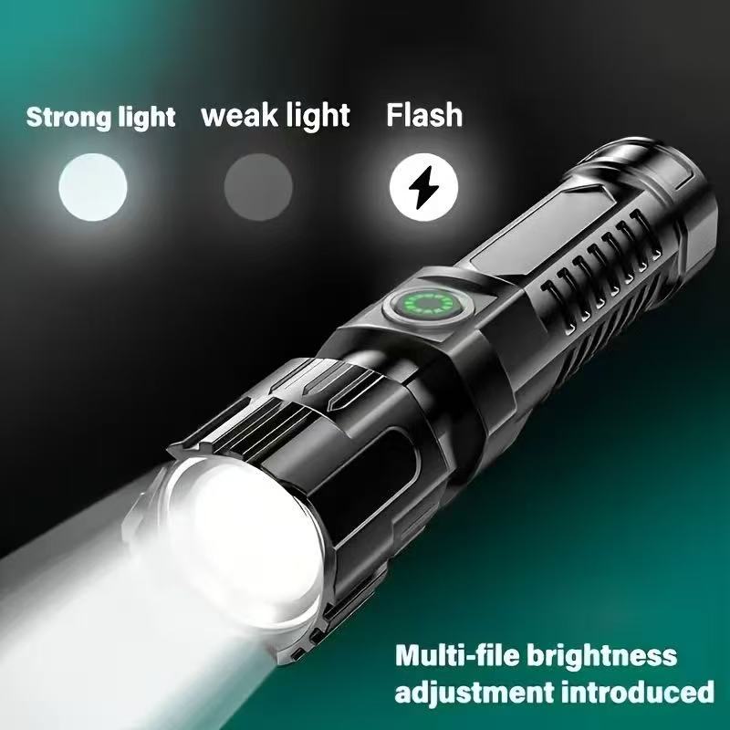 新型高出力LED懐中電灯 USB充電式トーチ ズーム機能付き - Outdoor Power Reno のレビューと価格