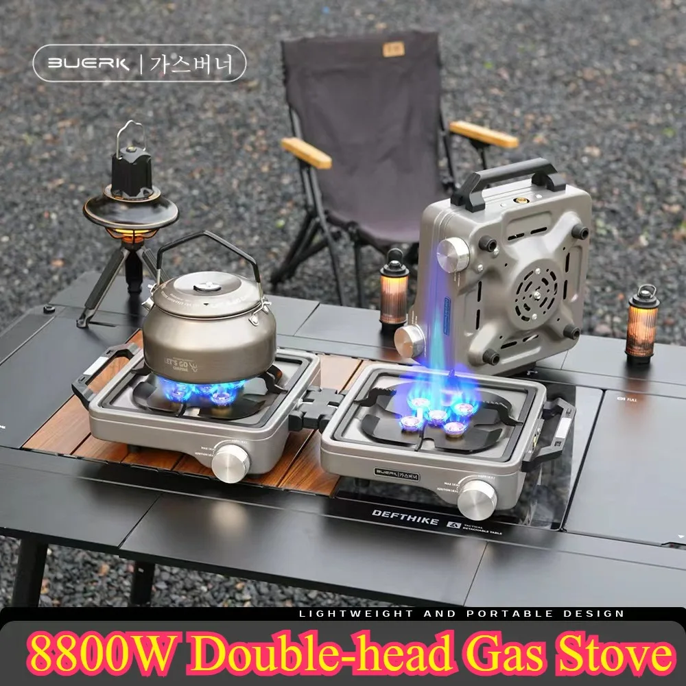 BUERK キャンプ用ガスストーブ - ポータブル折りたたみ - Outdoor Power Grill のレビューと価格