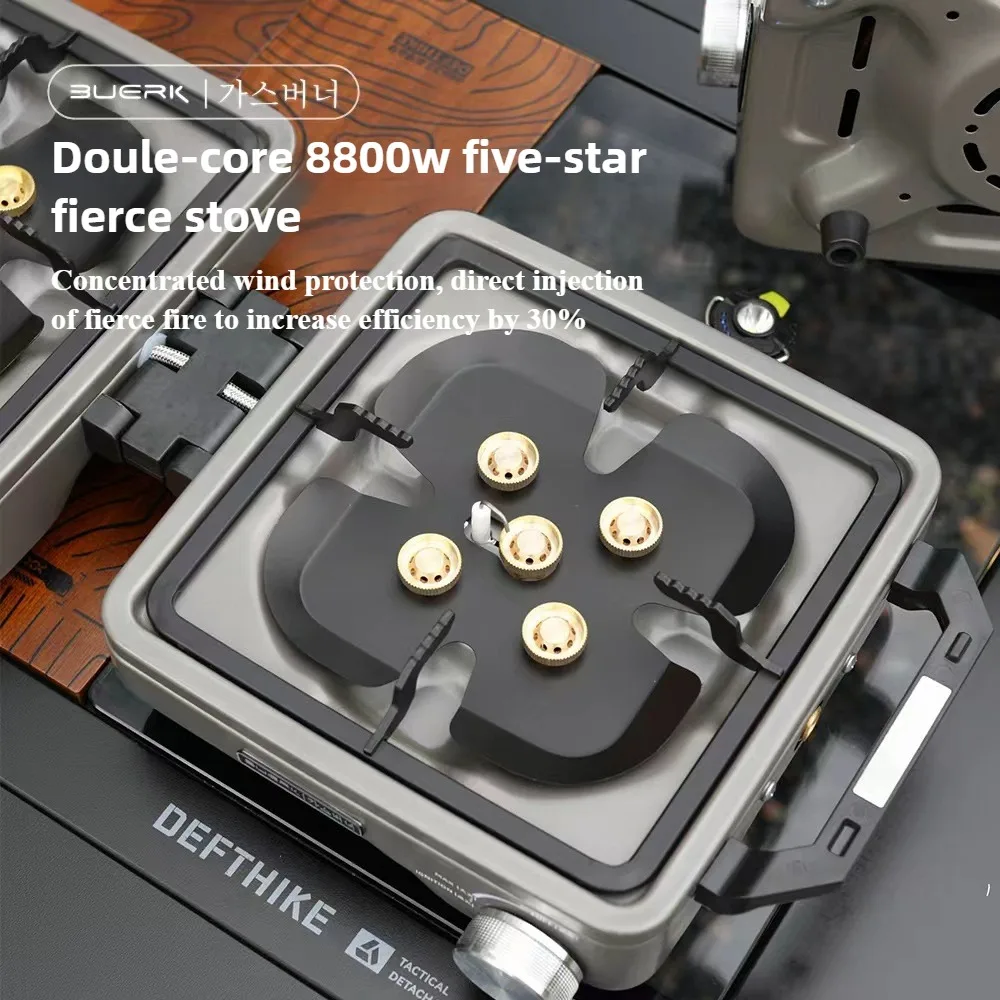 BUERK キャンプ用ガスストーブ - ポータブル折りたたみ - Outdoor Power Grill のレビューと価格