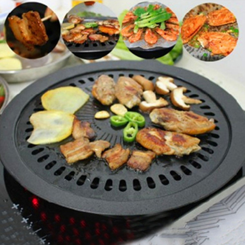 無煙バーベキューグリルパンガス家庭用ノンスティックガスストー - Outdoor Power Grill のレビューと価格