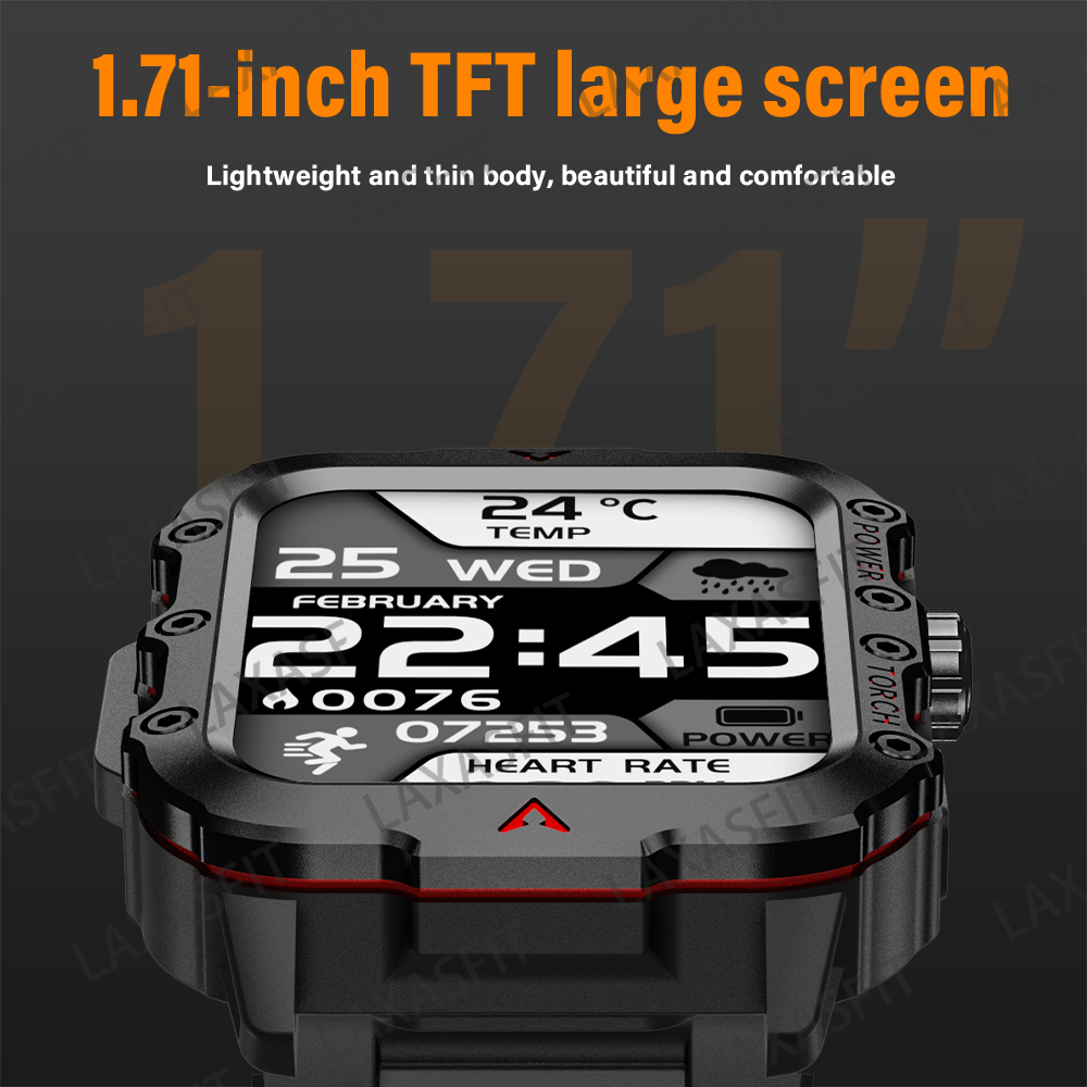 LAXASFIT 新しいスマートウォッチ Bluetooth - Outdoor Powersports のレビューと価格