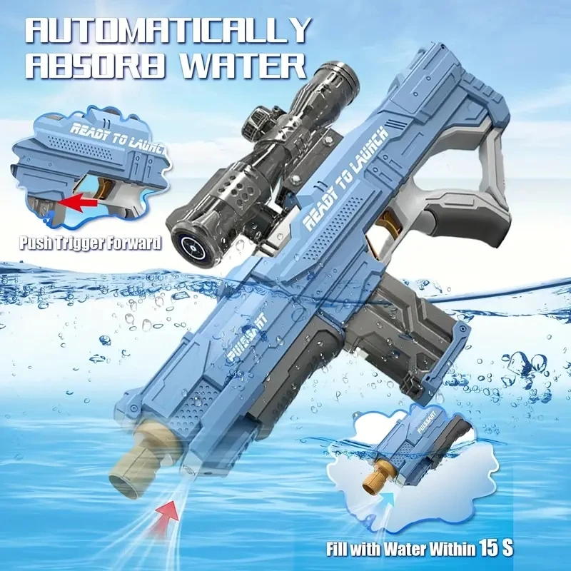 大人用電動水鉄砲おもちゃ 全自動吸水式 強力射撃 夏の屋外プ - Outdoor Powersports のレビューと価格