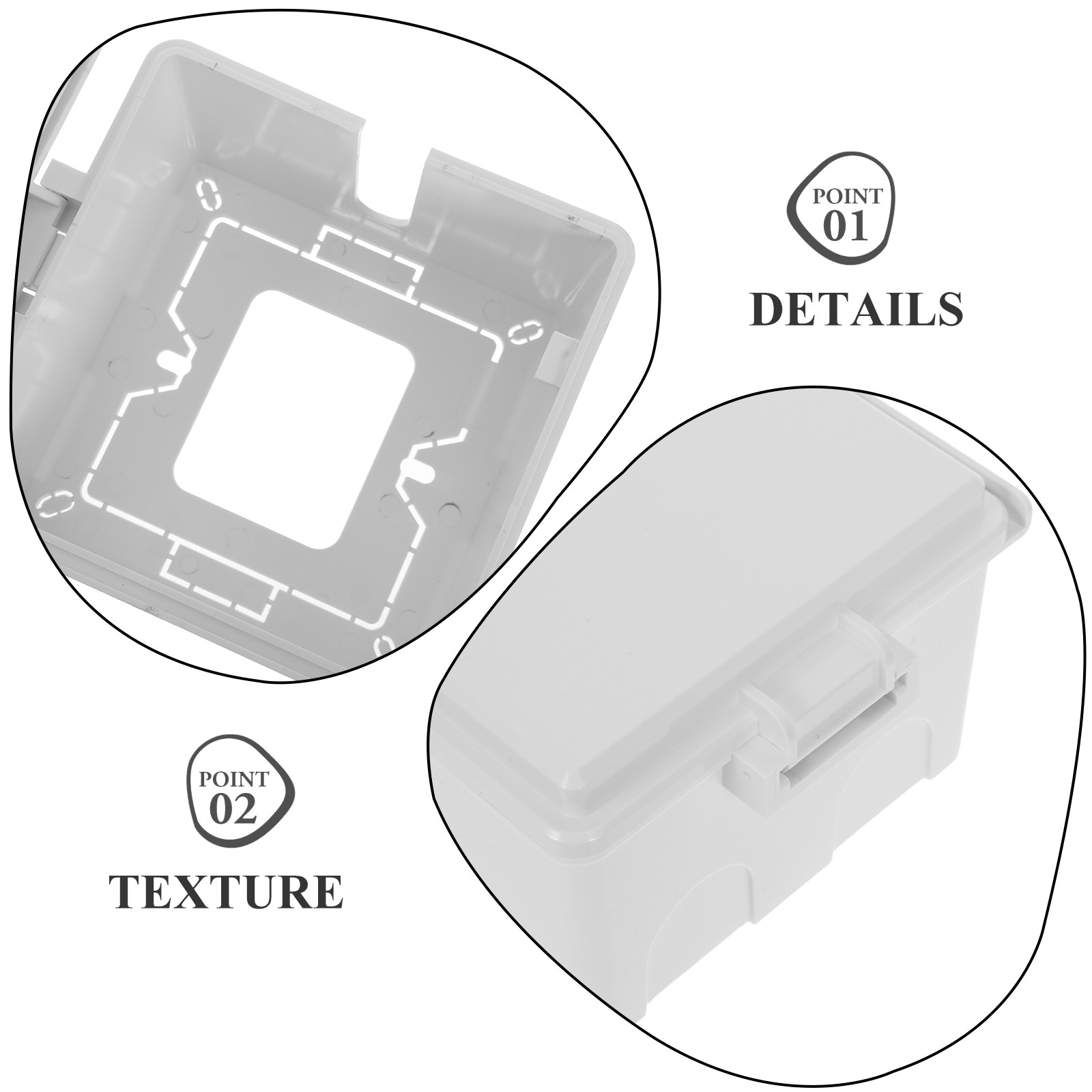 屋外用防水ロック式電気コンセントボックス 保護ソケットカバー - Outdoor Power Outlet Waterproof のレビューと価格