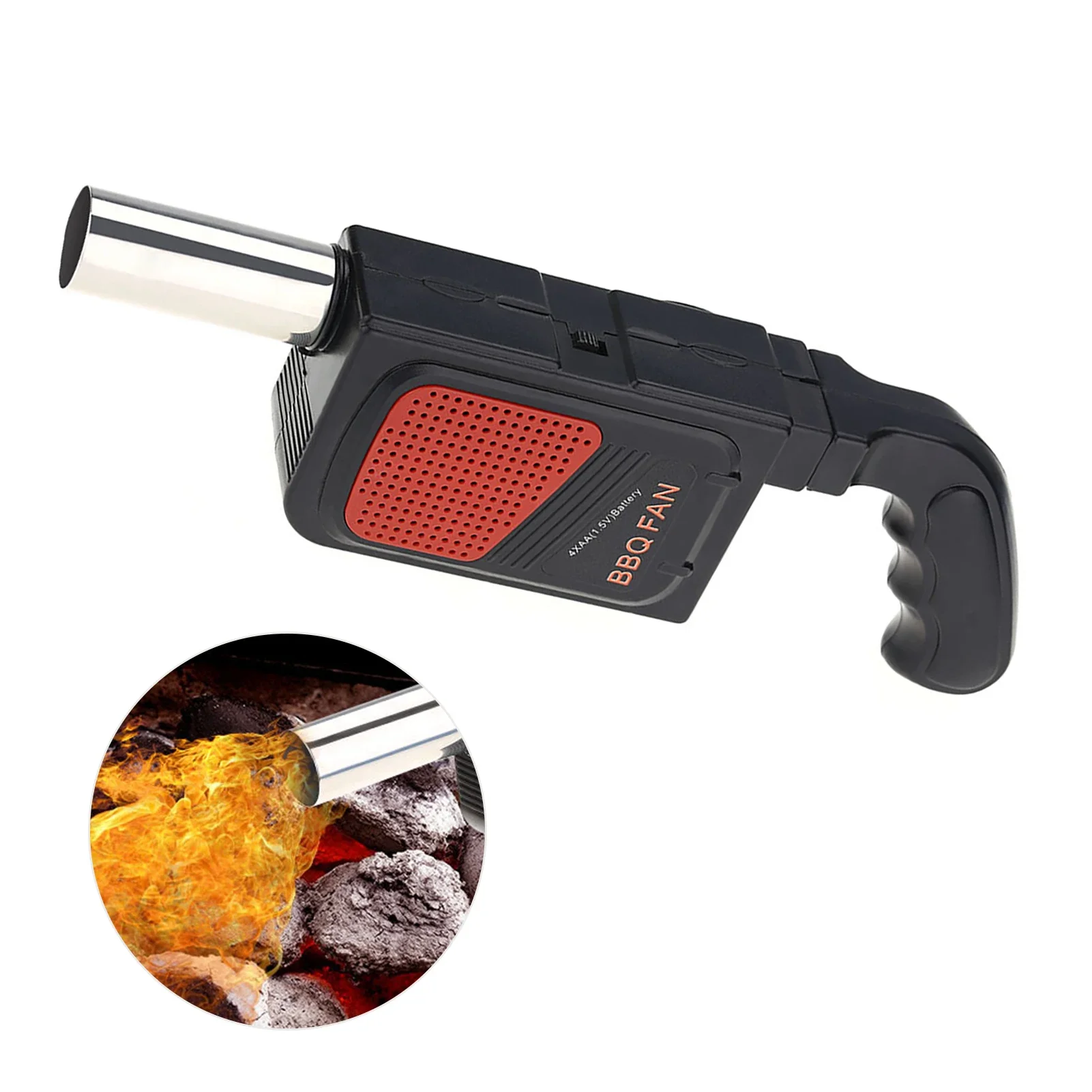 ポータブルハンドヘルド電気バーベキューファン送風機屋外キャン - Outdoor Power Grill のレビューと価格