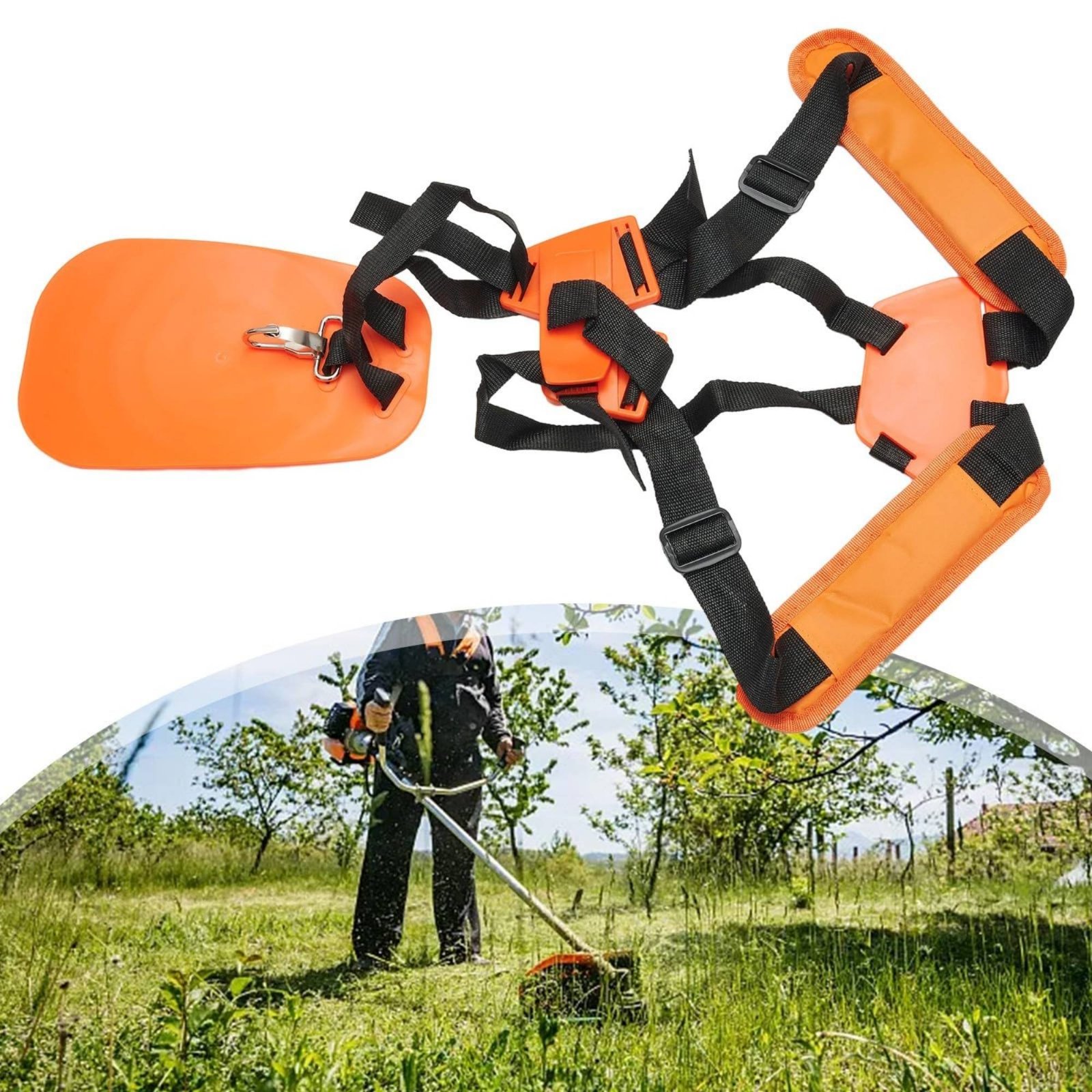 ダブルショルダートリマーハーネス 頑丈なブラシカッター ダブ - Brush Cutter Strap のレビューと価格