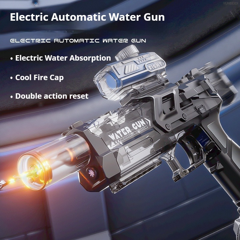 照明電動水鉄砲連続水噴射高圧強力水鉄砲子供の屋外ゲームおもち - Outdoor Powersports のレビューと価格